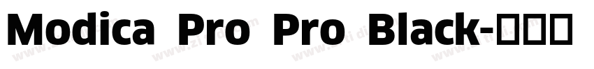 Modica Pro Pro Black字体转换